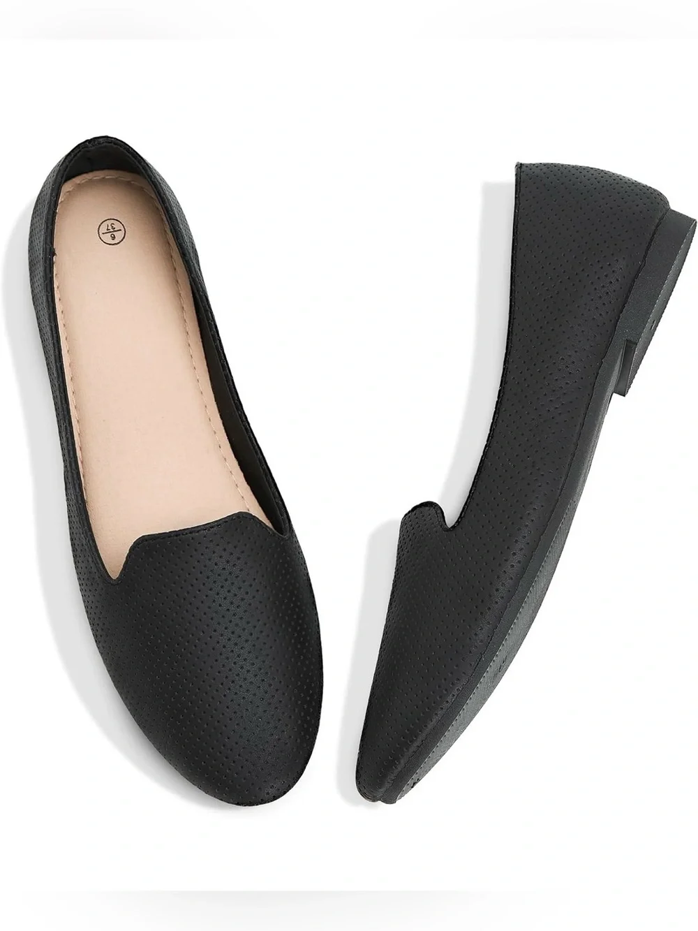 NWT Comfortable Black Ballet Flats Shoes
